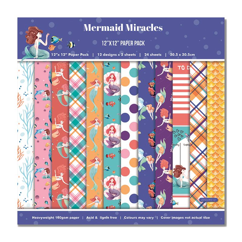 Diy Handmade Scrapbook Book Scrapbook Material 12-Inch Patterned Paper Background Paper Zys210802 Specification drawing