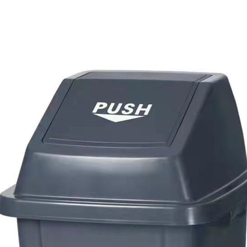 垃圾桶棕色摇盖垃圾桶环卫垃圾桶厂家直销新款家用多功能详情图1