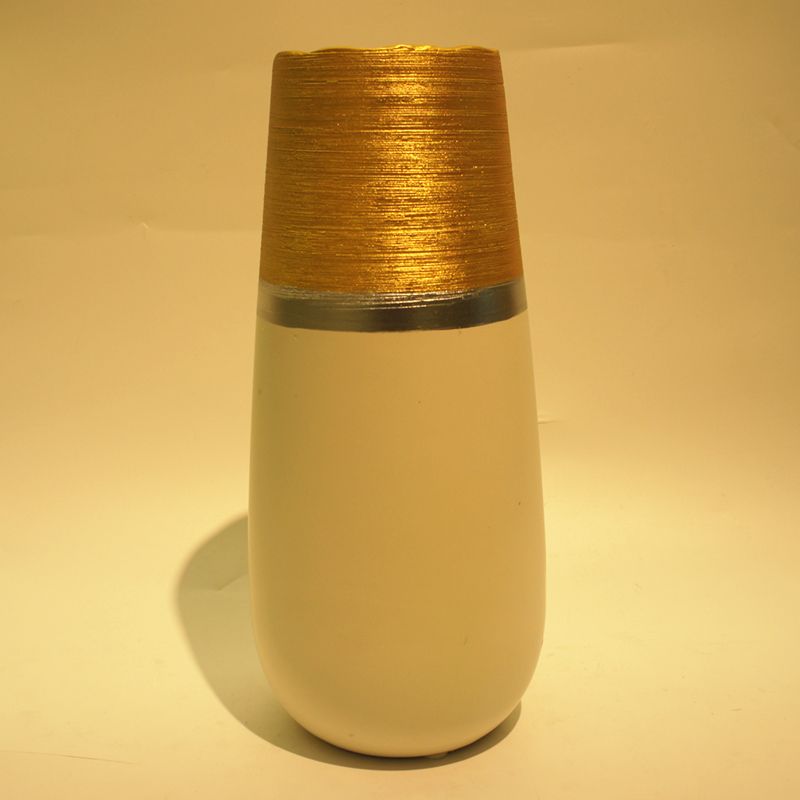 New American ceramic vase three-piece creative hotel soft decoration pieces hand-painted ceramic dry vase process 02 Specification drawing
