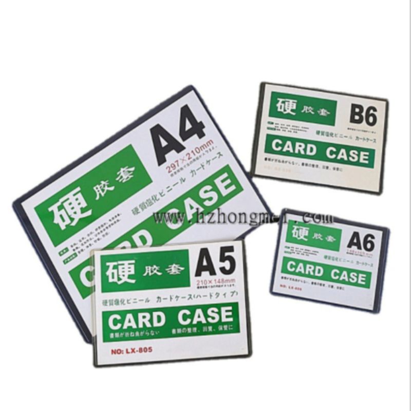 pvc hard rubber sleeve, transparent A7B4B2B7 hard shell card holder, work name tag, name tag, work name tag, lanyard card holder Application Scenario