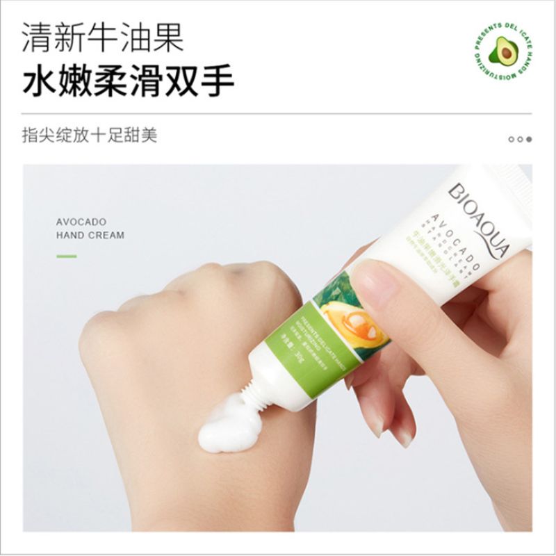 Boquanya Avocado Smooth and Lustrous Hand Cream Hydrates, moisturizes, improves hand lines, moisturizes and repairs portable hand cream Application Scenario