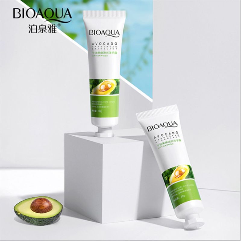 Boquanya Avocado Smooth and Lustrous Hand Cream Hydrates, moisturizes, improves hand lines, moisturizes and repairs portable hand cream