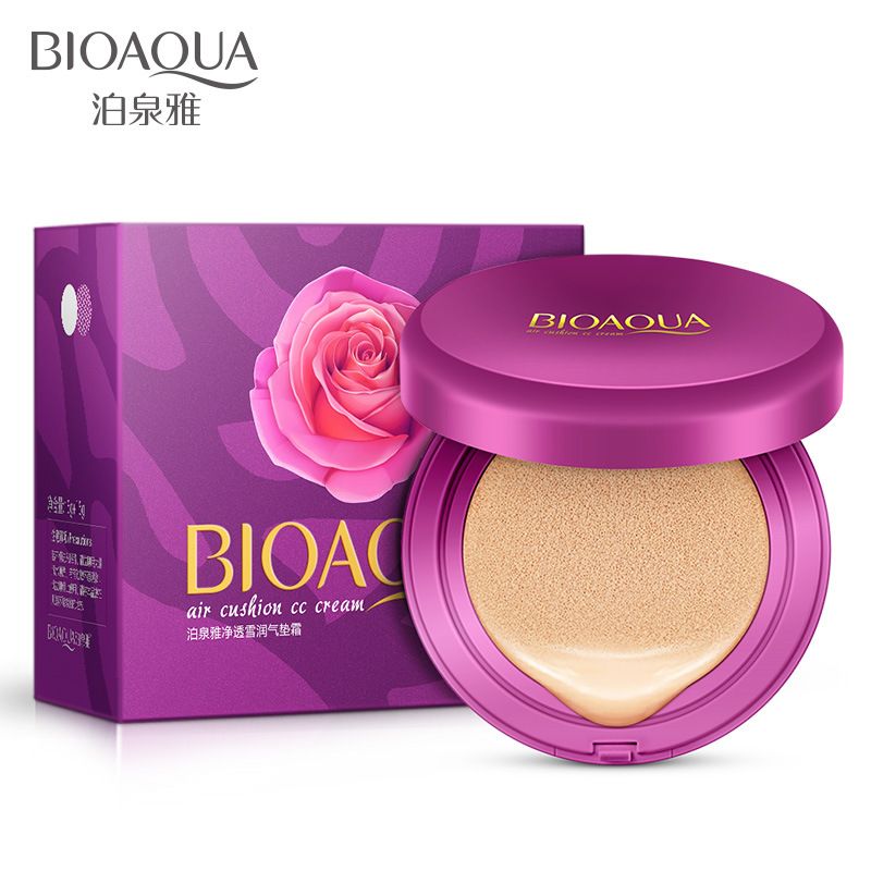 Poquanya Clear Snow Embellish Air cushion CC Cream Foundation Cream Concealer moisturizing bare makeup AIR Cushion BB Cream