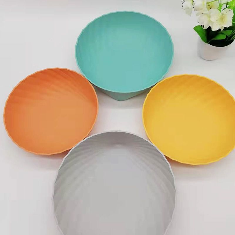 Large creative candy-colored fashionable candy plate, creative shell plastic fruit plate, sunflower seed snack plate, dried fruit plate, size 13.5*7 details Picture