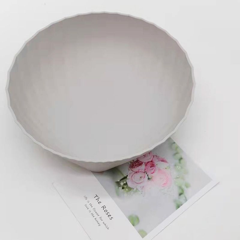 Large creative candy-colored fashionable candy plate, creative shell plastic fruit plate, sunflower seed snack plate, dried fruit plate, size 13.5*7 Specification drawing