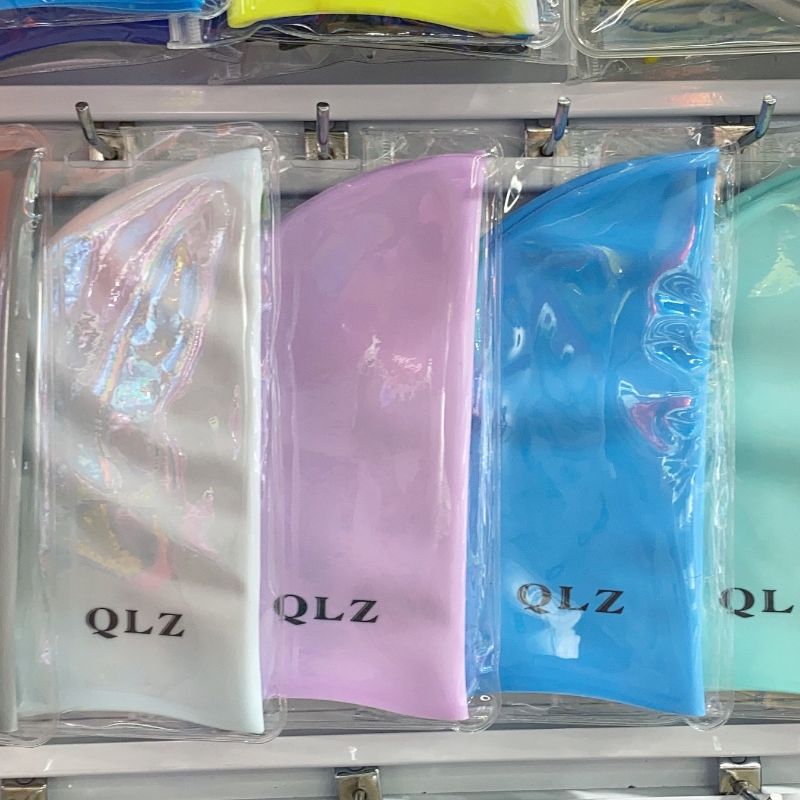 Waterproof Swimming Cap Macaron Silicone Swimming Cap Comfortable Extended Ear Protection No Head Swimming Gear Specification drawing