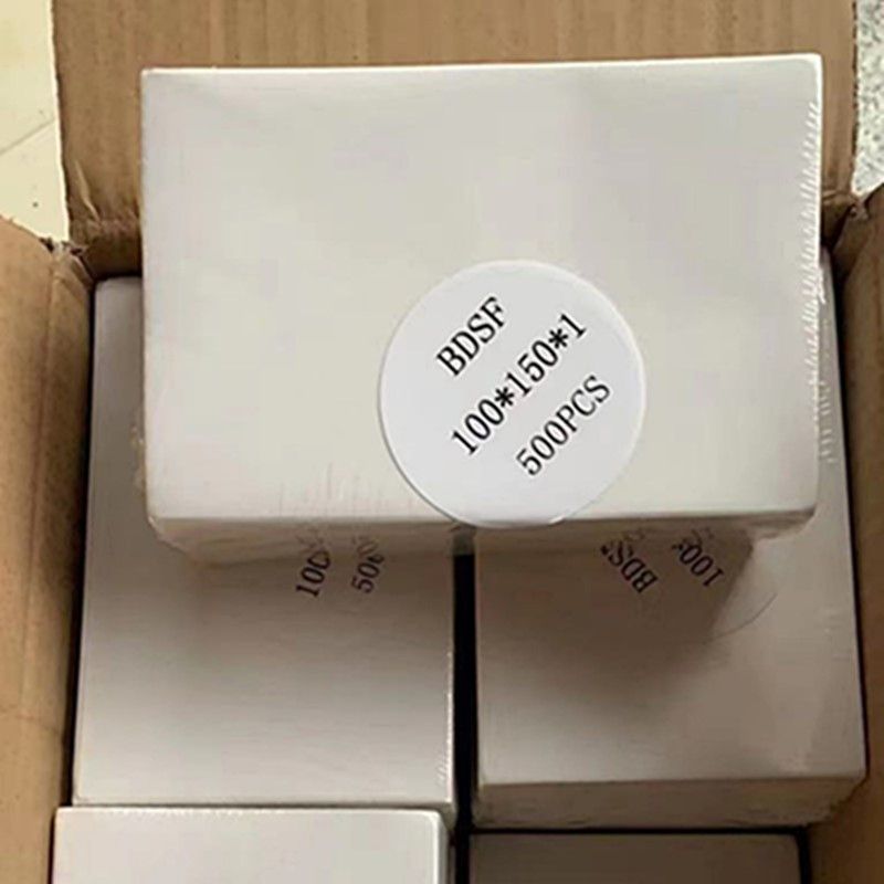 平张三防E邮宝100*150*500片不干胶纸标签打印纸 热敏纸详情2
