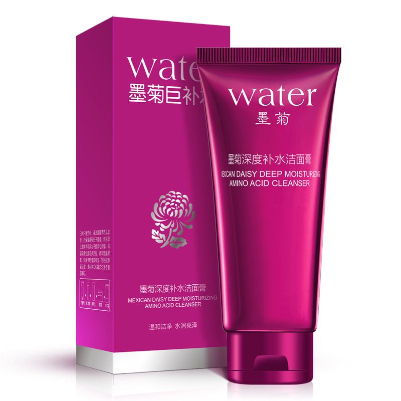 Poquanya Cleanser Cleanser Wash face Control Oil moisturize moisturize shrink pores remove blackheads skin care gentle clean not tight
