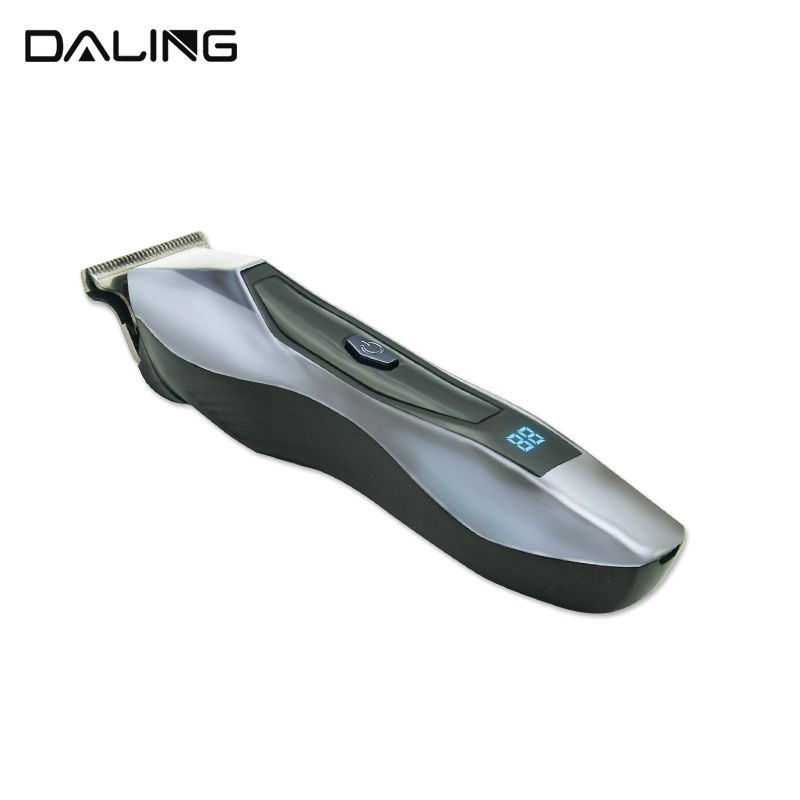 DALING-1216USB Hair Clipper, electric hair clipper, Silver digital display electric hair clipper, Adult oil hair engraving clipper, hair shaving God Cross-border wholesale Item Picture