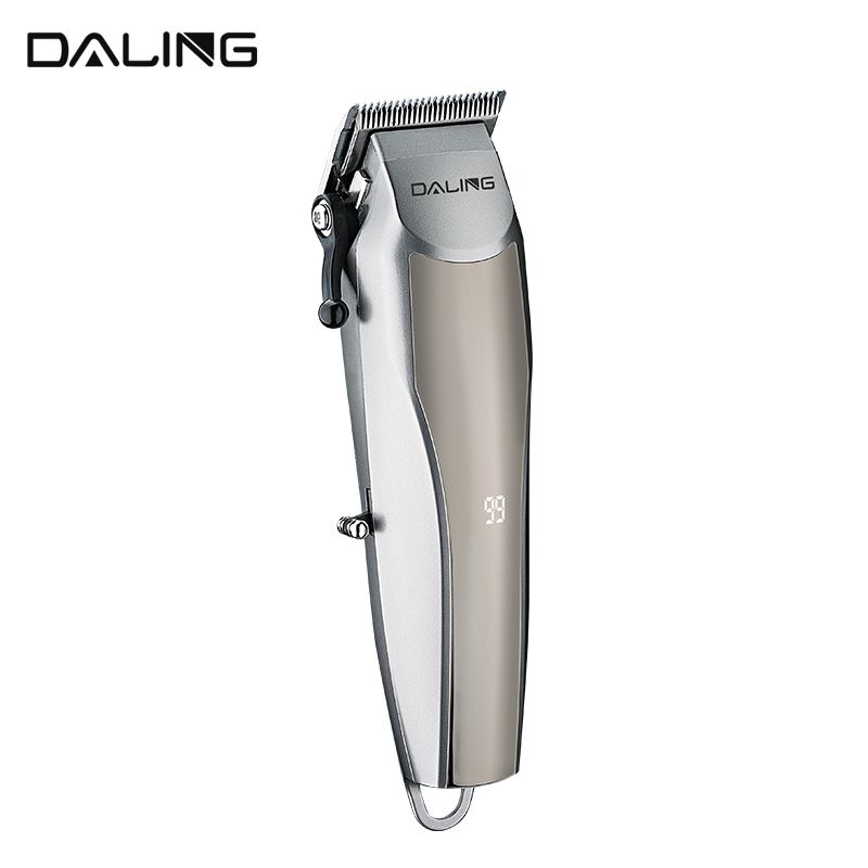 DALING-1219 Household LED digital display electric hair clipper, rechargeable electric clipper, USB rechargeable electric clipper, wholesale of special hair trimmers for household hair salons, cross-border