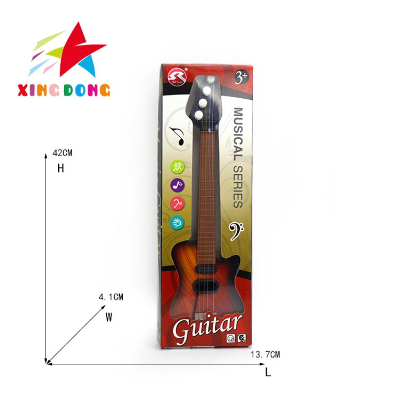 Three mixed sets of children's toys, rock guitars, and small guitars for beginners Application Scenario