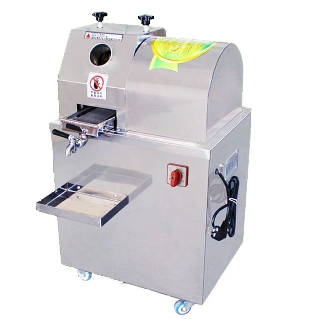 Commercial fully automatic vertical stainless steel electric large-diameter juicer for sugarcane