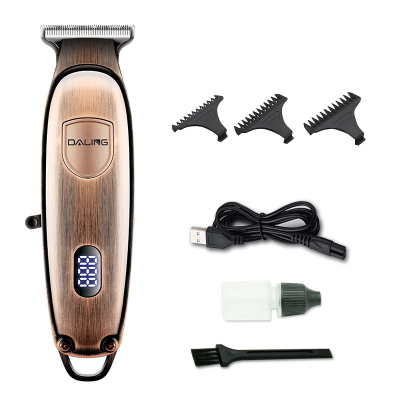 DALING-1212 hair clippers, professional adult and children's electric hair clippers, baby hair clippers, hair clippers, tools, washable blade heads, LED display, wholesale for export Application Scenario