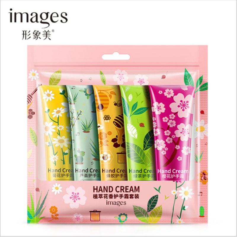 Image Beauty Plant Extract Floral Hand Cream Set Hydrates, moisturizes and prevents dryness, winter hand care and skin care
