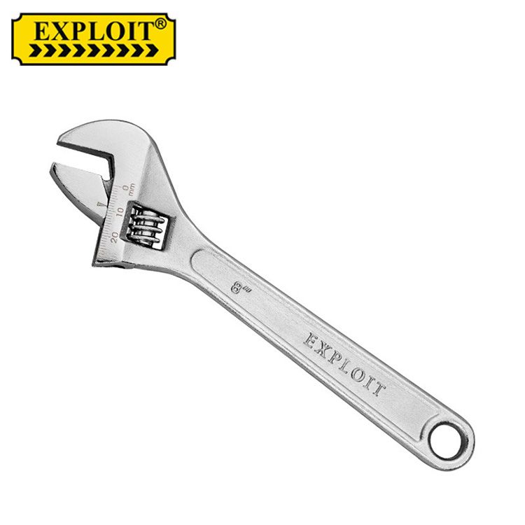 American round hole adjustable wrench Size8 "020102 thumbnail