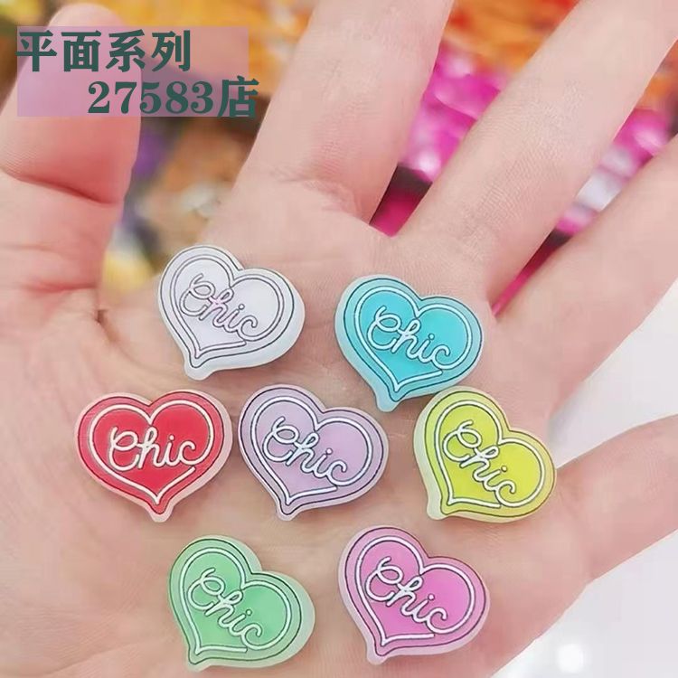 平板树脂头饰斜视装饰品儿童玩具礼盒包装DIY配件详情图8