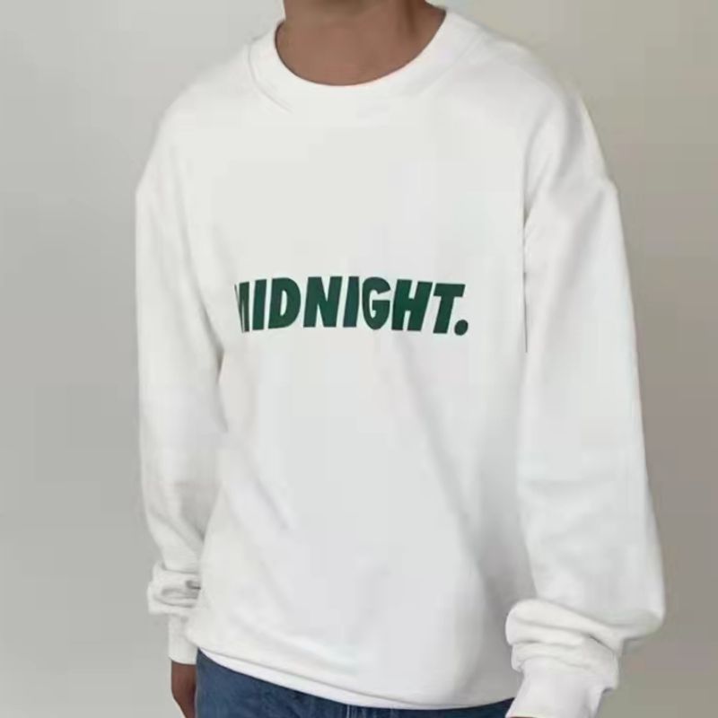 Autumn casual long-sleeved men's Hong Kong-style Japanese streetwear solid color clothes 27