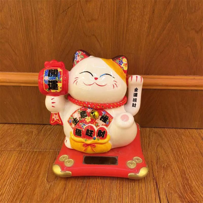 Nantai solar charm cat decoration opening gift furniture living room creative decoration