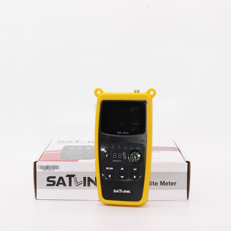 Original Satlink WS-6933 Digital Satellite Finder Sat Meter DVB-S2 Satfinder 2.1 Inch LCD Display FTA C&KU WS 6933 WS6933 DVB S2