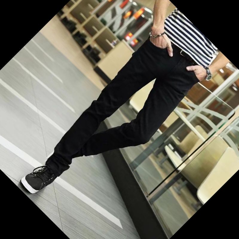Fashionable work pants, with very comfortable fabric, cotton pants with super soft fleece. 12 details Picture
