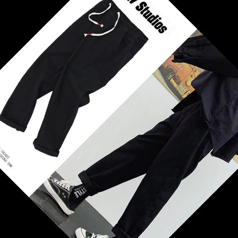 Fashionable work pants, with very comfortable fabric, cotton pants with super soft fleece. 5 Specification image