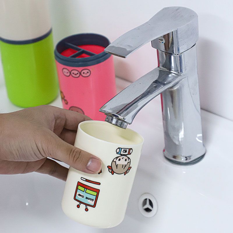 Fashionable travel toothbrush, mouthwash cup, portable and simple dental kit box, plastic brushing cup, toiletry set, storage box details Picture