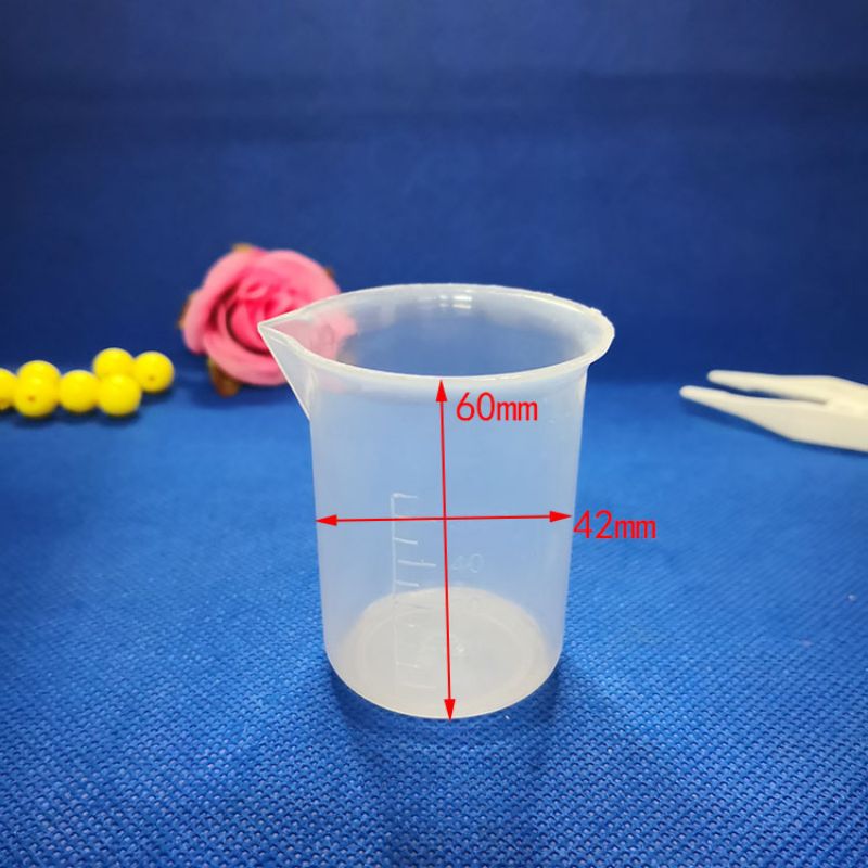 塑料烧杯量杯量具小杯刻度杯液体杯实验用品带嘴迷你杯详情图2