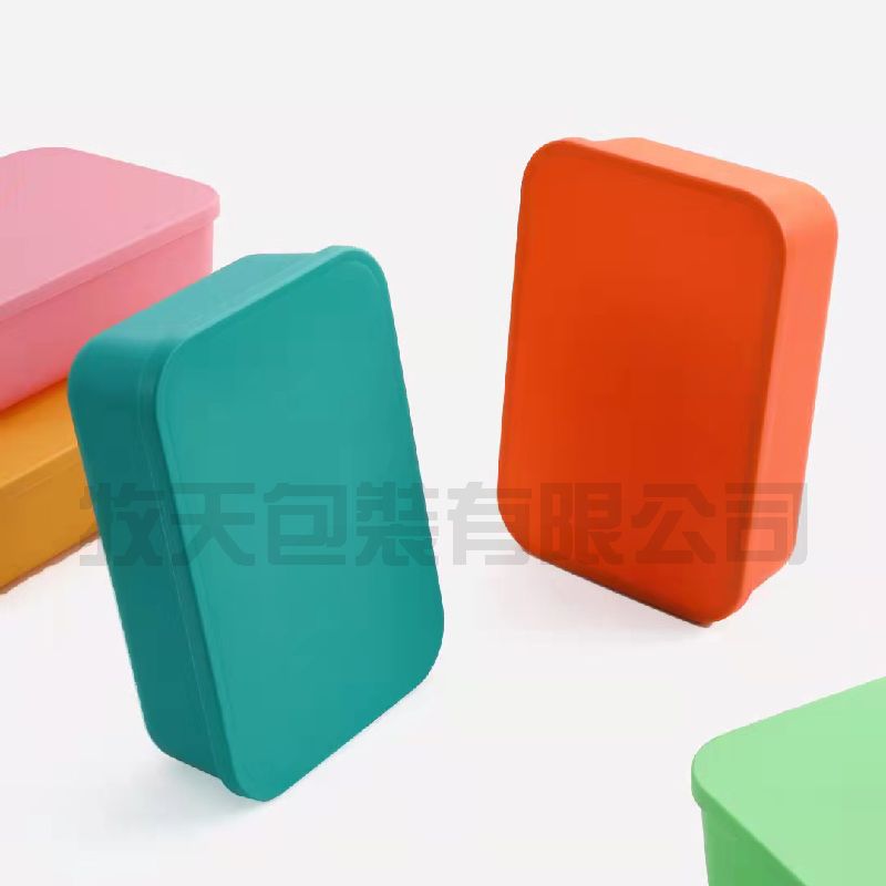 厂家直销糖果色日用百货服饰长方形圆角塑料收纳盒详情2