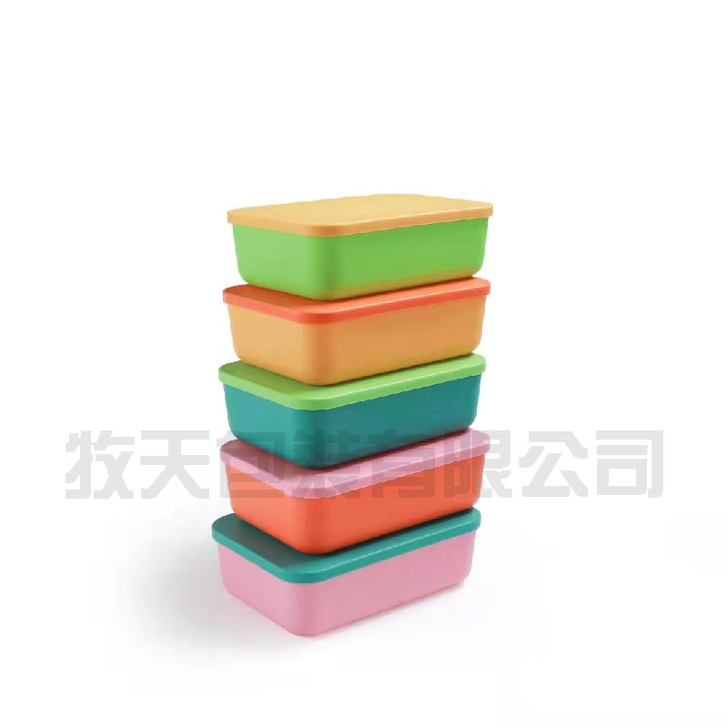 厂家直销糖果色日用百货服饰长方形圆角塑料收纳盒详情5