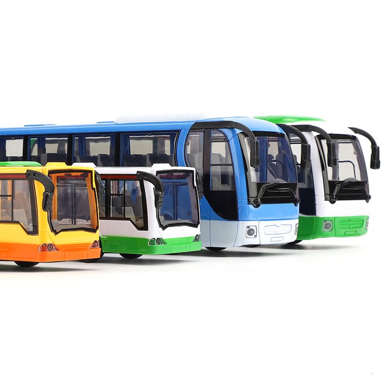 Electric remote control simulation bus, extended version, children's remote control car, double-bus charging light, boys' toy Specification image