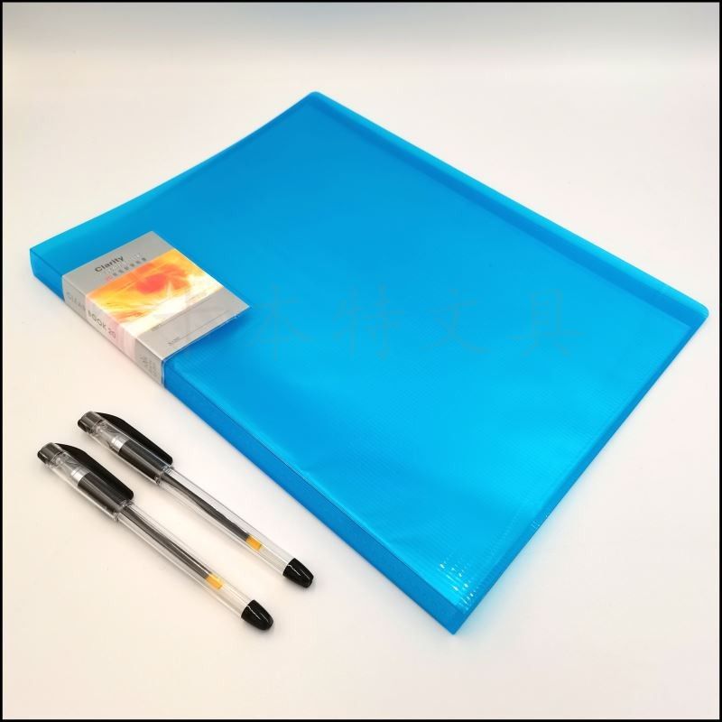 FC information book, 30-page transparent striped file book, student test paper book, factory direct sales, classified book insert Item Picture