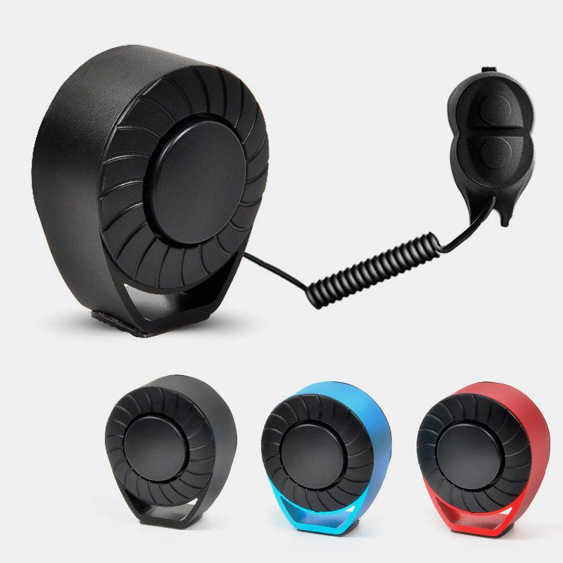 210921 Bicycle electronic horn charging electronic bell Aluminum alloy bell Riding bell USB charging adjustable sound