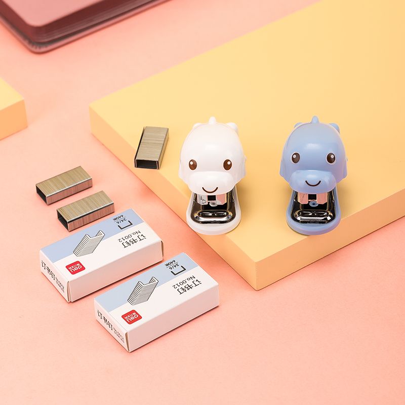 Deli 0454 Cartoon Mini Stapler Set (Mixed)(Unit) Item Picture
