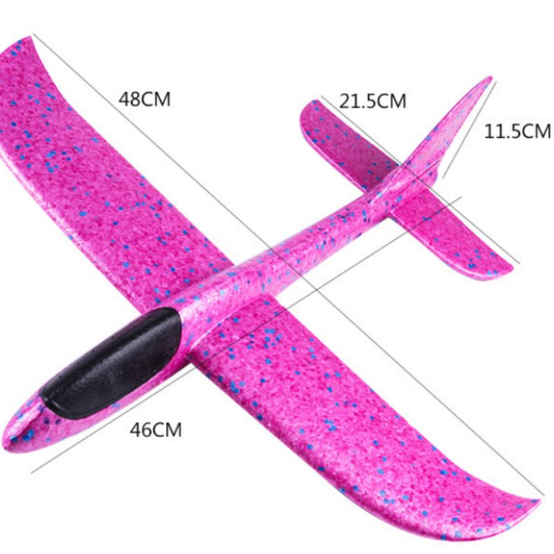 led light-emitting hand-thrown aircraft, foam glider models, children's small gifts and toys wholesale street stalls are selling well Application Scenario