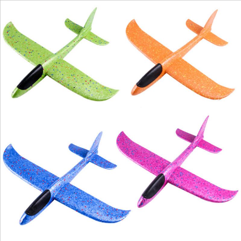 led light-emitting hand-thrown aircraft, foam glider models, children's small gifts and toys wholesale street stalls are selling well Specification image