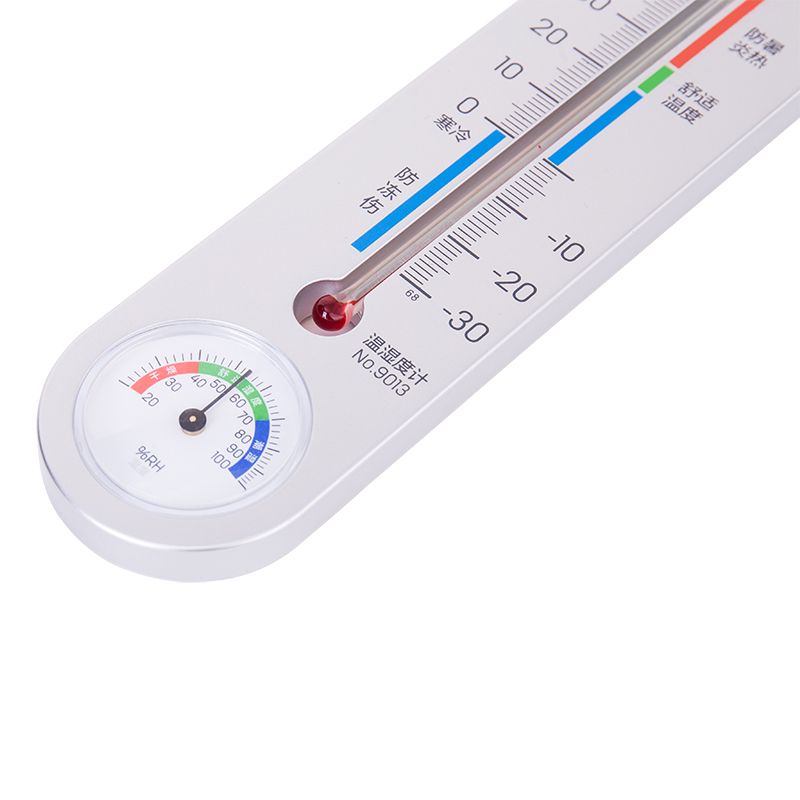 得力9013室内温度计 可悬挂 壁挂温湿度表大棚室内 家用温湿度计详情图3