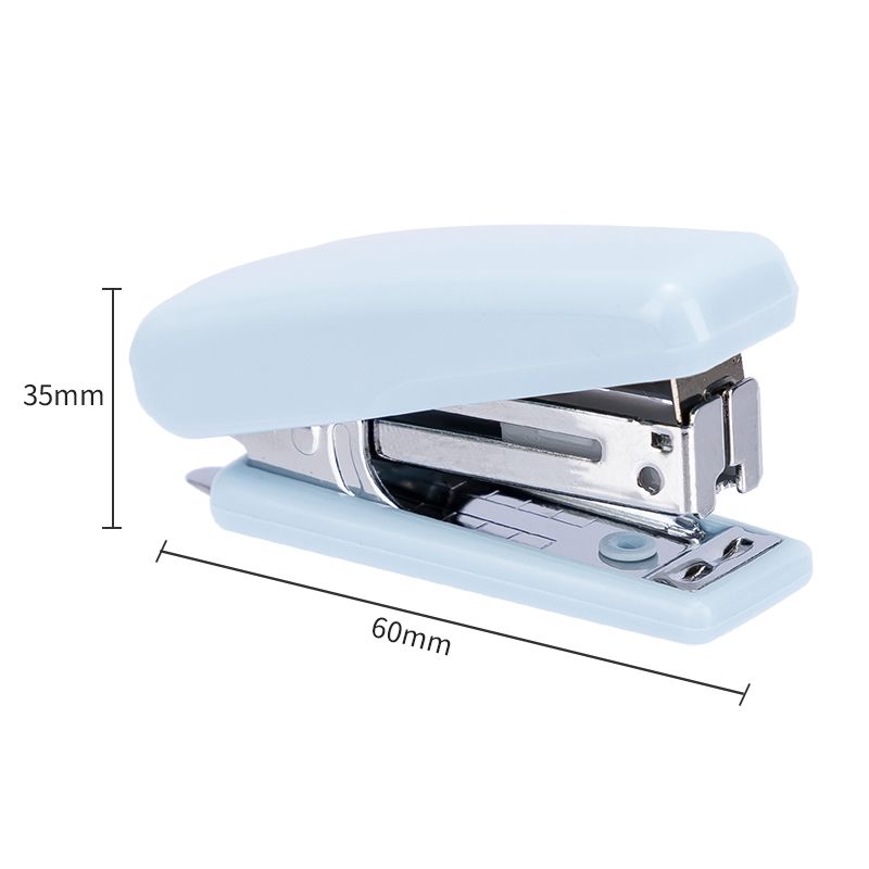 Mini Pocket Stapler Deli 0222 With 10 Needle Cartoon Stapler Specification drawing