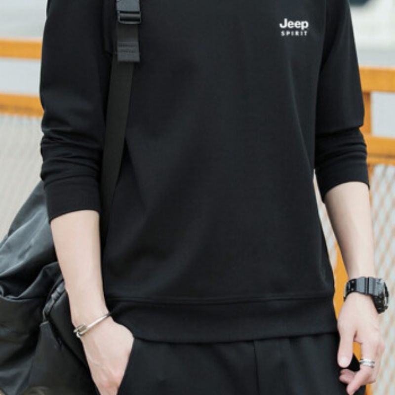 Autumn new trendy loose plus-size casual sport sweatshirt 13 Specification image