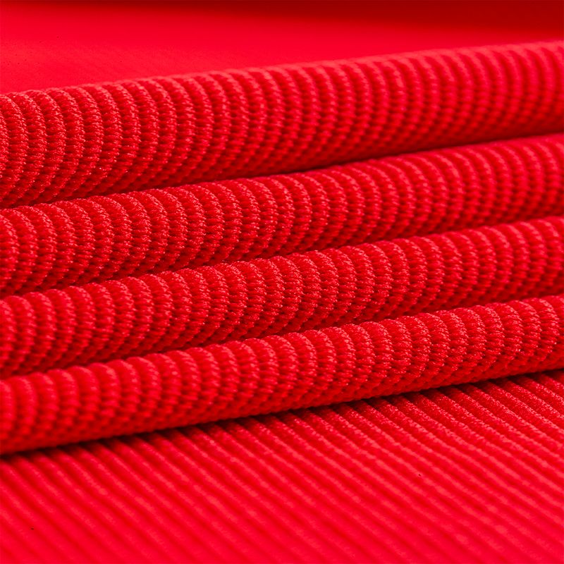 75D/72F+20D stock Brocade Staircloth Nylon elastic fitness rib elastic staircloth Item Picture