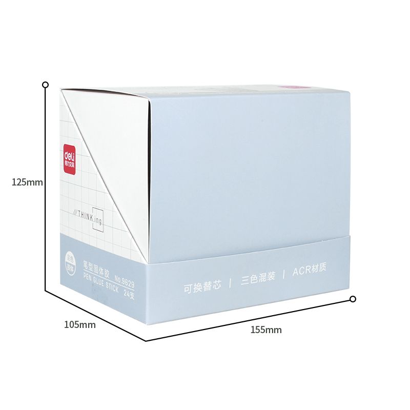 Deli 9629 pen-type solid adhesive Specification image