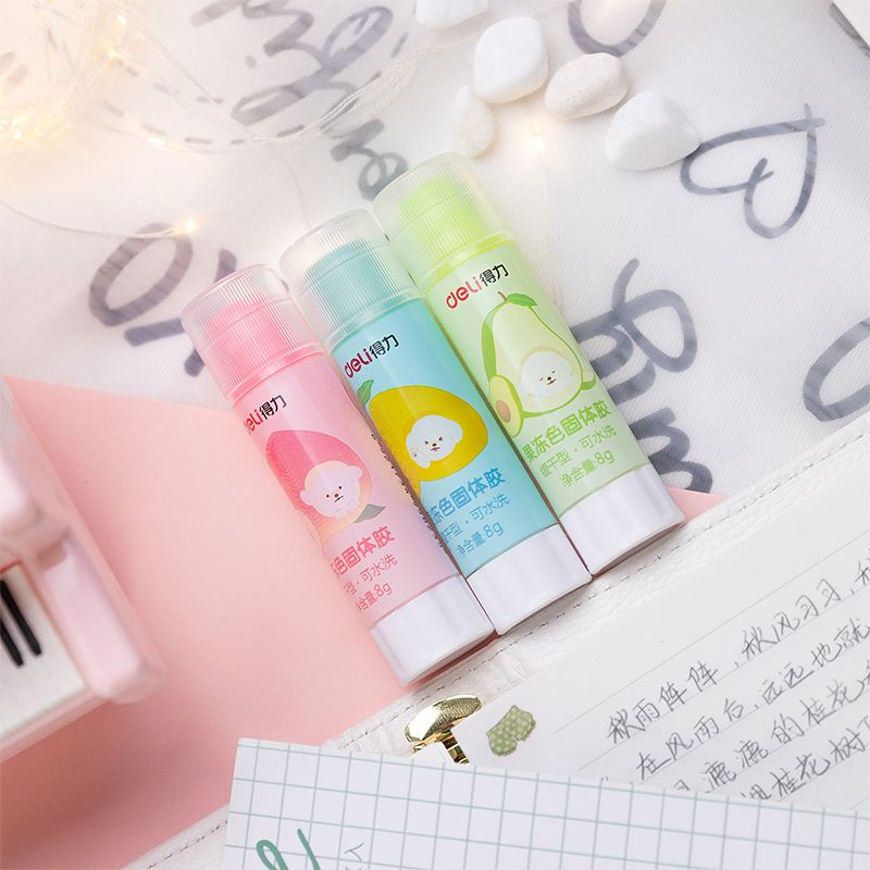 Deli 9626 jelly-colored solid adhesive Item Picture