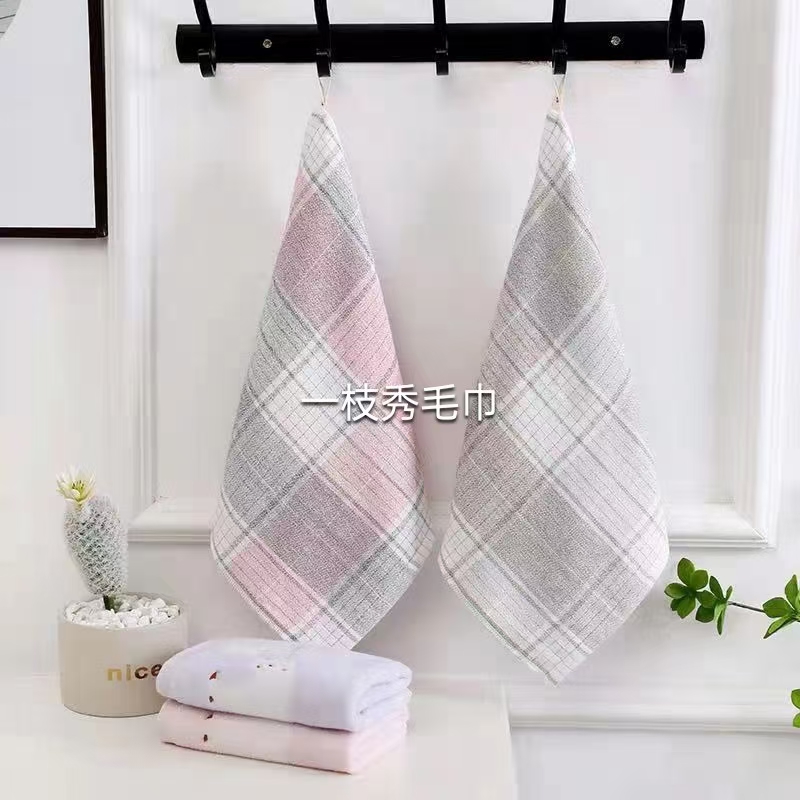 【 A Xiu 】 Lijingge Square Cotton Safe And Comfortable Strong Water Absorption