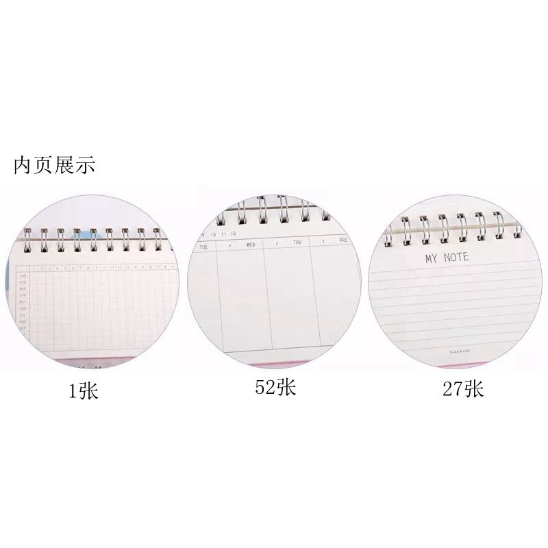 Wholesale 520 Daily Schedule Book, Plan Book, Notebook, Daily Planning Book, Self-discipline Book 04 details Picture