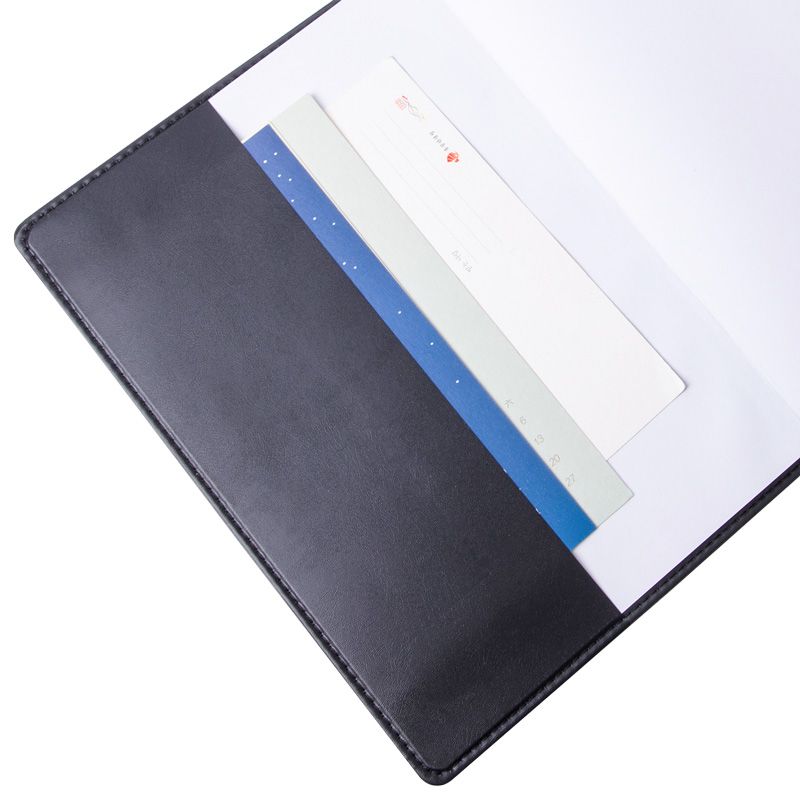 Deli 7900 leather notebook details Picture