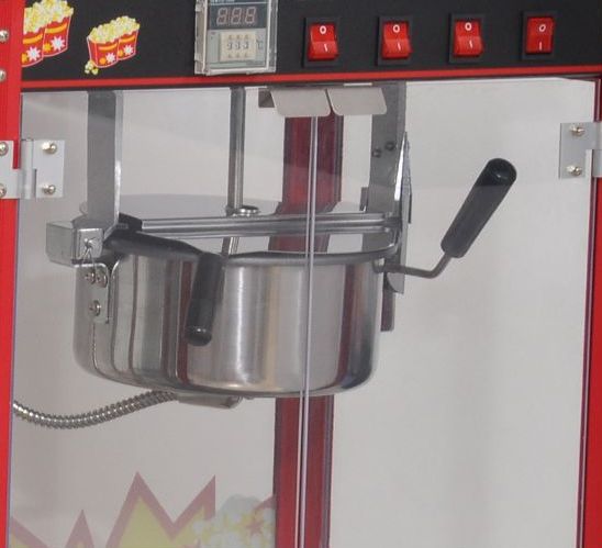 POPB-R electric inclined top popcorn machine, commercial fully automatic popcorn machine, cinema corn machine details Picture