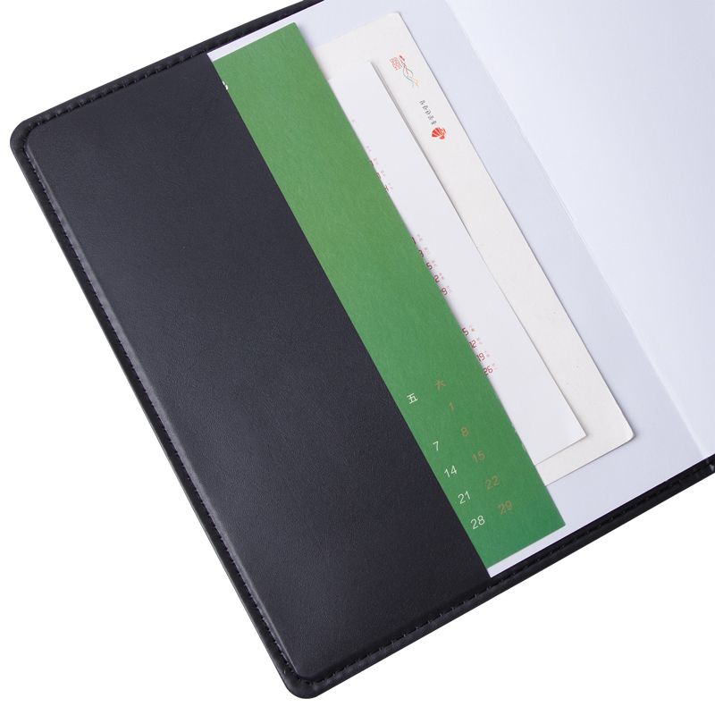 Deli 7901 leather notebook details Picture