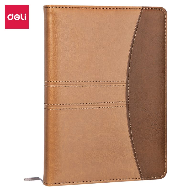 Deli 7922 leather notebook