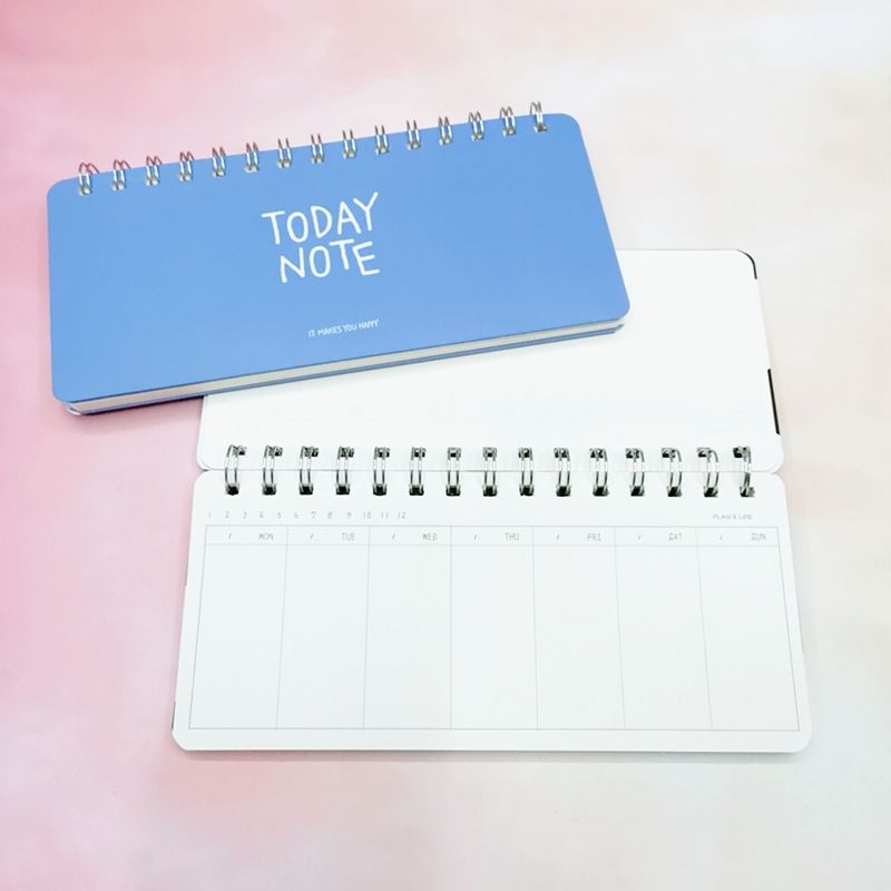 This coil book is a daily schedule book, a plan book, a coil notebook, a daily planning book, and a self-discipline book Specification image