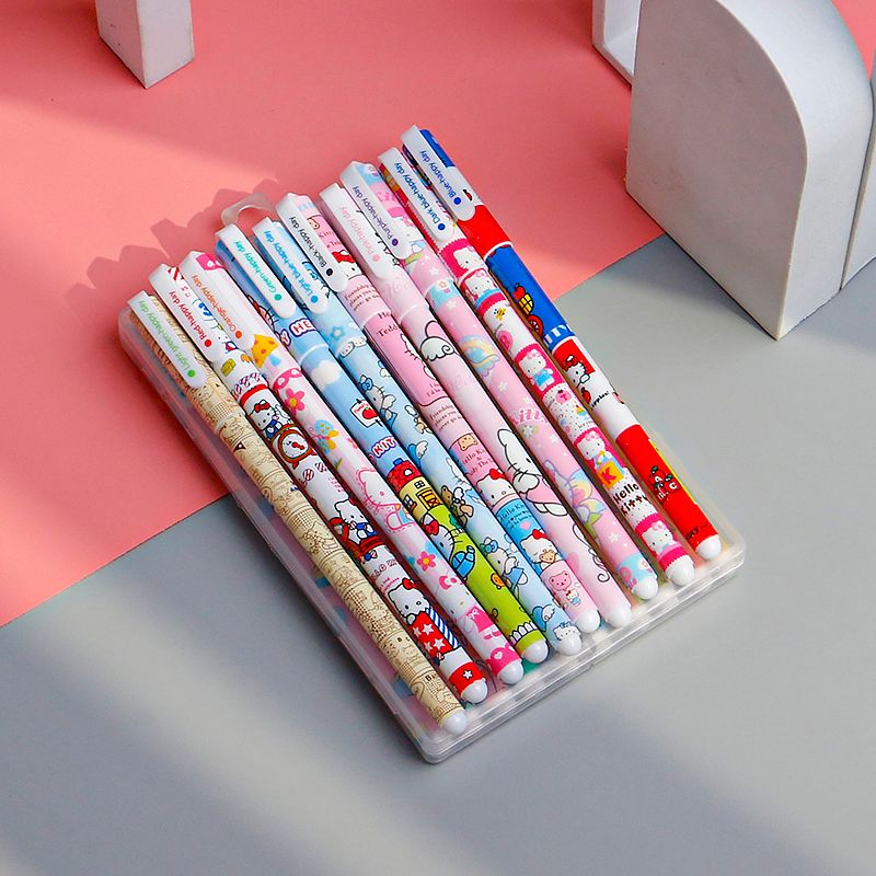 Korean stationery Color neutral pens Creative Learning Office supplies Cute Pen set ten color neutral pens