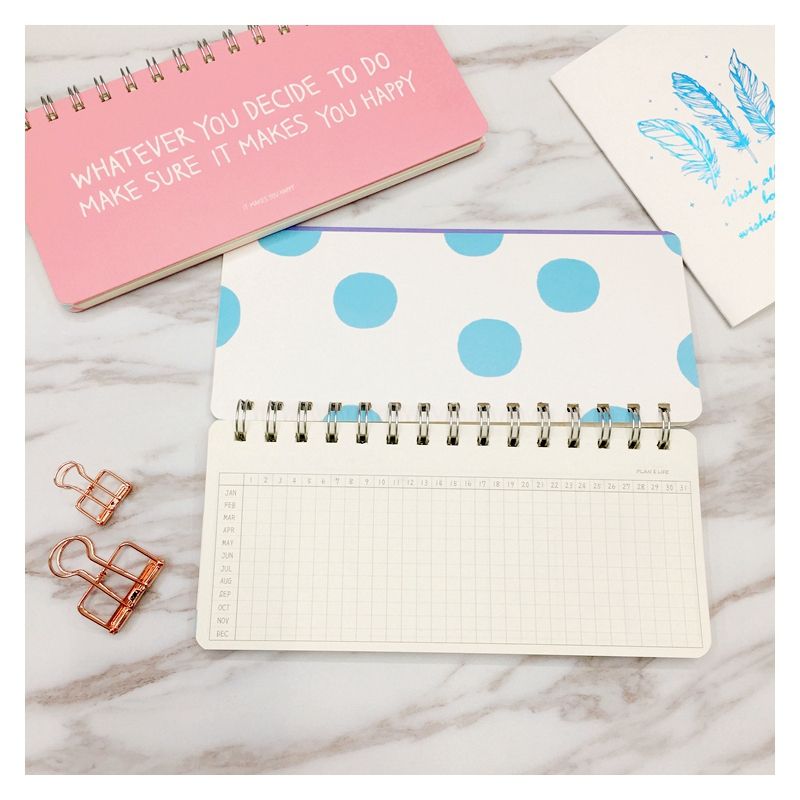 This coil book is a daily schedule book, a plan book, a coil notebook, a daily planning book, and a self-discipline book pic 3